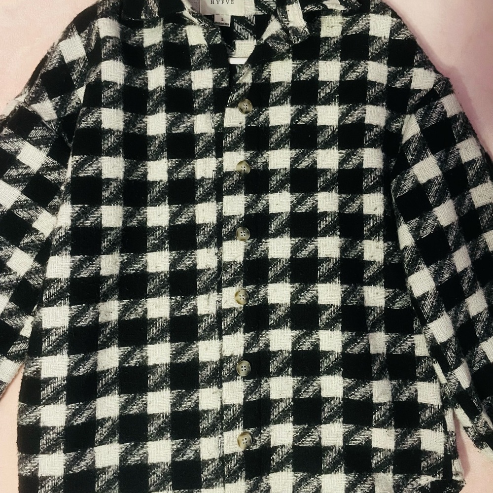 Black and White Checkered Jacket